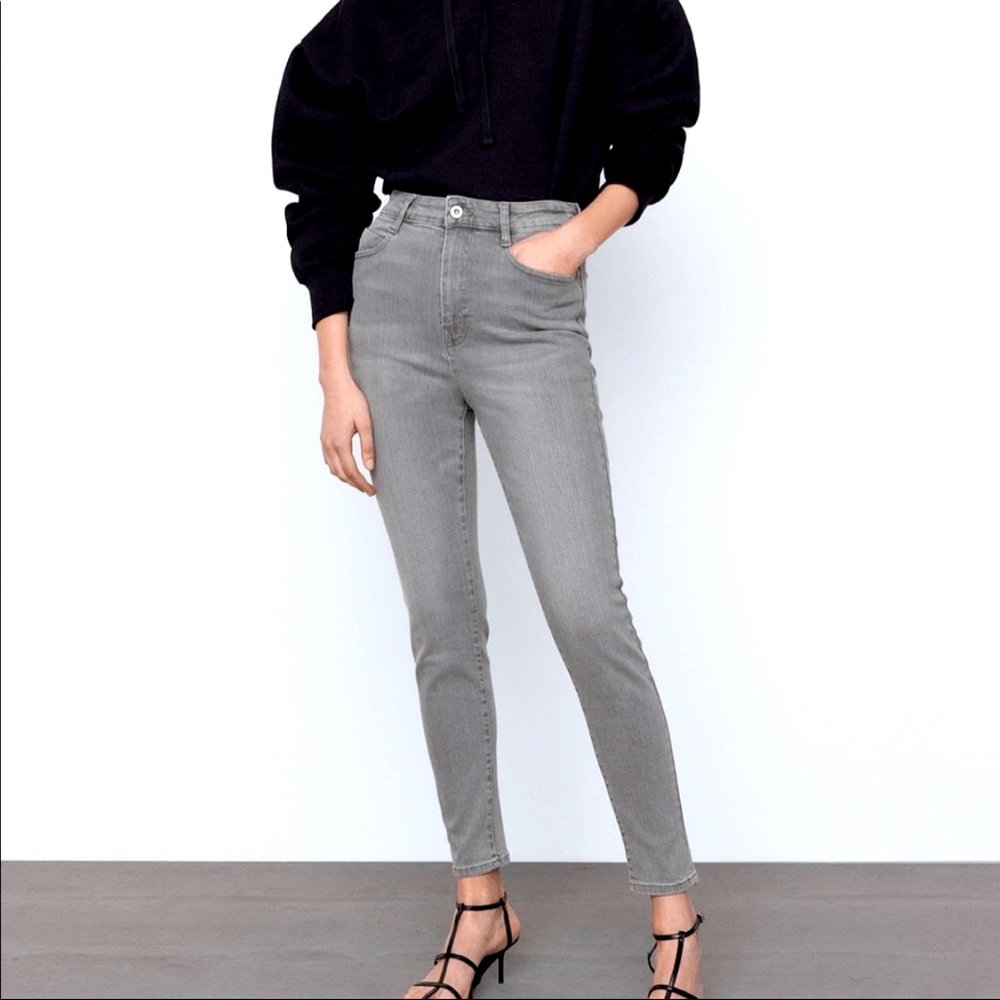 Zara Z1975 HI RISE SKINNY JEANS